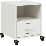 vidaXL Nachtschrank 36 x 39 x 43,5 cm Weiß