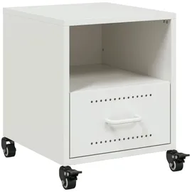 vidaXL Nachtschrank 36 x 39 x 43,5 cm Weiß