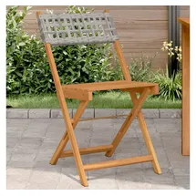 vidaXL Gartenstuhl 47 x 52,5 x 80 cm grau 2 St.