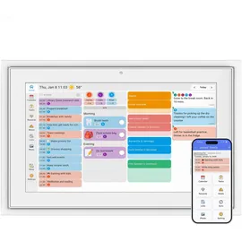 Xoro CPF 10 E1 – Smarter Familien-Planer Digitaler Kalender Aufgaben Essensplanung | 1280x800 Display 16GB Speicher Familien-Organizer