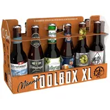 KALEA | Toolbox XL | 12 Biere von Privatbrauereien aus Deutschland | Biergeschenk im Werkzeugkasten-Format | Geschenk für Ostern | Vatertag