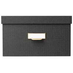 Exacompta 79601E Set mit 3 Boxen, Office by me - Schwarz