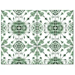 K&L Wall Art Fliesenaufkleber »Florale Muster«, selbstklebend