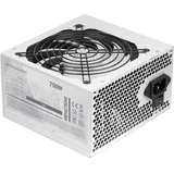 Mars Gaming MPIII750, PC ATX 750W 5 Jahre Garantie, 85% Wirkungsgrad, Digital APFC System, 120mm AI-RPM FDB Lüfter, DC-DC und SMD Technologien, Extralange Flachkabel, Weiß