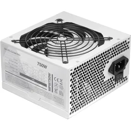 Mars Gaming MPIII750, PC ATX 750W 5 Jahre Garantie, 85% Wirkungsgrad, Digital APFC System, 120mm AI-RPM FDB Lüfter, DC-DC und SMD Technologien, Extralange Flachkabel, Weiß