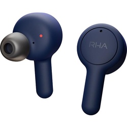 RHA TrueConnect 2 True Wireless In-Ear-Kopfhörer mit Charging Case Navy, Kopfhörer, Blau