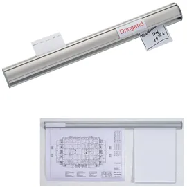 Maul MAULballfix Klemmleiste 100,6 cm silber Wandmontage, 1 St.