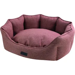 NOBBY Komfort Bett oval ANDA Komfort Bett oval ANDA rot 55 x 50 x 21 cm