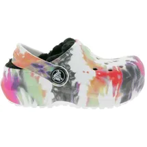 Crocs Classic Lined Tie-Dye Clog Mehrfarbig 22
