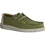 HEYDUDE Hey Dude Wally Coastline Jute Olive Canvas