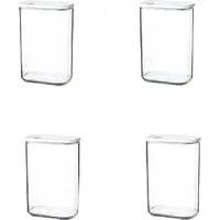 Mepal Modula Vorratsdose Set 4-teilig transparent/weiß 2000 ml
