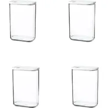 Mepal Modula Vorratsdose Set 4-teilig transparent/weiß 2000 ml