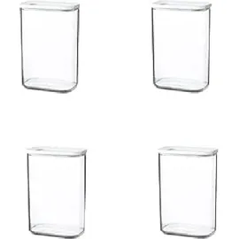 Mepal Modula Vorratsdose Set 4-teilig transparent/weiß 2000 ml