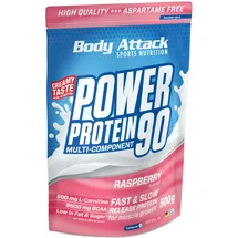 Body Attack Power Protein 90 Himbeere Pulver 500 g