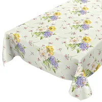 ANRO Wachstuchtischdecke abwaschbar Garten Tischdecke Wachstuch Rund Oval Eckig