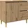 vidaXL Waschbeckenunterschrank Artisan-Eiche 65x33x60 cm Holzwerkstoff