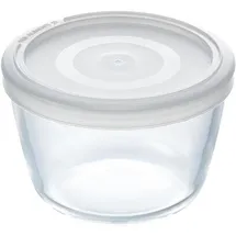Pyrex Cook&Freeze Runde Schüssel mit Deckel, 12 cm - 0,6 l, Borosilikatglas, extra robust, ofengeeignet