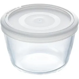 Pyrex Cook&Freeze Runde Schüssel mit Deckel, 12 cm - 0,6 l, Borosilikatglas, extra robust, ofengeeignet