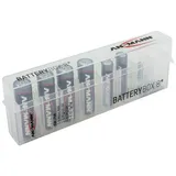 Ansmann Batteriebox für 8 Stück Akkus Größe AAA,AA,CR123A,CR2 / Ansmann