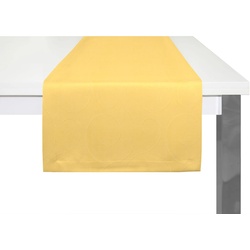 Tischläufer WIRTH „Neufahrn“ Tischdecken Gr. B/L: 40 cm x 150 cm, eckig, gelb Tischläufer