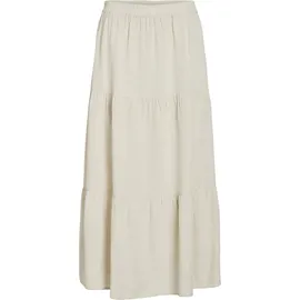 VILA Maxirock Damen Meliert Beige 42