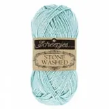 Scheepjes 1664-813 Stone Washed Baumwolle Garn, 813 Amazonite, 1x50g