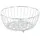 Zeller Obstkorb Metall Silber 28,5 cm