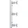 Paulmann Spiegelleuchte Regula E14 230V, max. 3x40W dimmbar Chrom