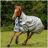 Bucas Regendecke Light Stay-Dry Power Turnout Silber 155cm + Hufkratzer Reiterladen24.de