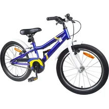 vidaXL Kinderfahrrad 18 Zoll RH 0 cm Blau/Weiß