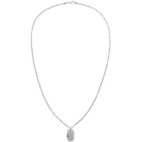 Tommy Hilfiger Halskette Herren Venezianerkette Silber Edelstahl