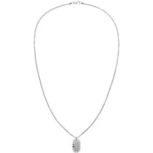 Tommy Hilfiger Halskette Herren Venezianerkette Silber Edelstahl