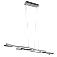 Trio Blaze 1-flg. 35W 107x15,5 cm geschwungen Aluminium