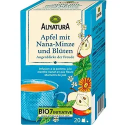 ALNATURA Apfel mit Nana-Minze und Blüten Bio-Tee 20 Portionen