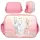 DEPESCHE Miss Melody Sundown - Umhängetasche in Rosa mit goldenen Applikationen, Tasche mit Reißverschluss und längenverstellbarem Tragegurt