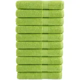 vidaXL SOLUND Handtuchset 10-tlg. Apfelgrün