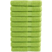vidaXL SOLUND Handtuchset 10-tlg. Apfelgrün