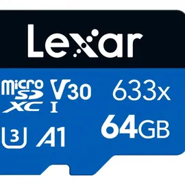 Lexar microSD UHS-I 64GB V30 633x Preis nach Code NIKOLAUS