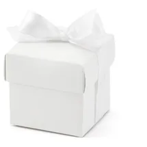 Partydeco 10x Schachtel mit Schleife,