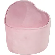 roba Kinderhocker Lil Sofa Herzform rosa