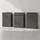 KADIMA DESIGN Büro-Set "Stuttgart" 3-teilig Soft-Close Graphit 273x120cm