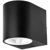 V-Tac VT-7651RD sw LED-Außenwandleuchte LED GU10 Schwarz