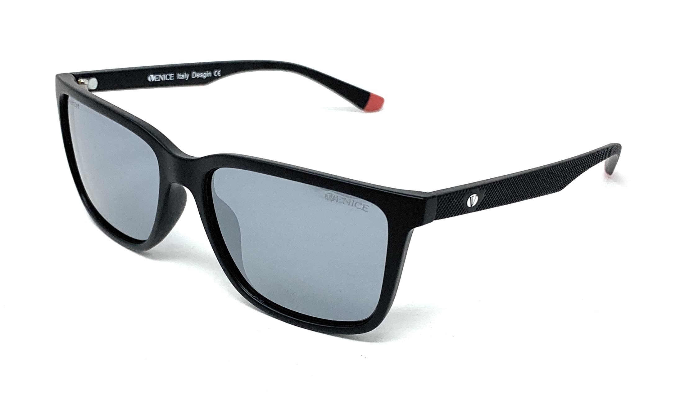 Sonnenbrille Venice mit polarisierten Gläsern, Modell SCOTT, modisch, mit UV400-Schutz für jeden Sport, Silberspiegel, Einheitsgröße - Einheitsgröße