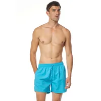 bruno banani Badeshorts Wave Line 2.0 in Türkis Polyester, Large Herren,