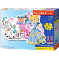 Castorland Princess Carriage,Puzzle 12 Teile Maxi 12 Teile)