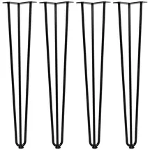 Homcom Tischbeine 4er-Set 12 x 12 x 72 cm