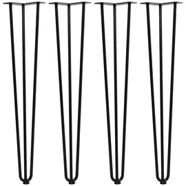 Homcom Tischbeine 4er-Set 12 x 12 x 72 cm
