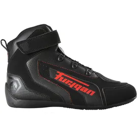 Furygan V4 Easy D3O Vented, Schuhe - Schwarz/Rot - 41 EU
