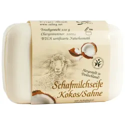 Saling Schafmilchseife Kokos-Sahne