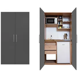 Respekta Peter Glaskeramikkochfeld links grau